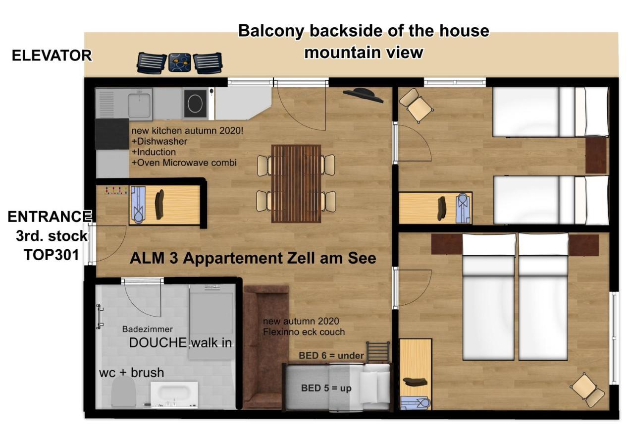 Alm Appartements Zellamsee Zell am See Luaran gambar