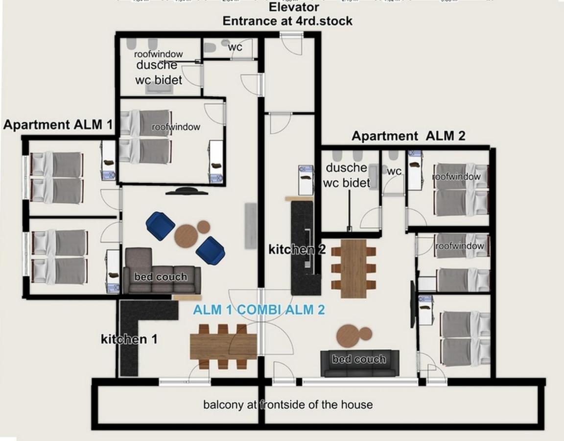 Alm Appartements Zellamsee Zell am See Luaran gambar